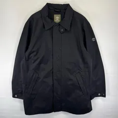 古着 ティンバーランド Timberland ジャケット ナイロンジャケット コート フルジップ ロゴプリント XL  ブラック系 メンズのサムネイル
