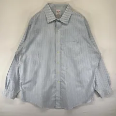 古着 ブルックスブラザーズ Brooks Brothers 長袖シャツ 1818 胸ポケット MAKERS  ブルー系 ストライプ メンズのサムネイル