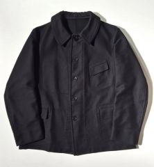 1930-40s フランス ブラックモールスキンジャケット Vポケ - メルカリ