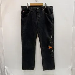 グッチ 刺繍 ロゴ エンブロイダリー ブラックデニム 408637 size:39 メンズ - ISItems【USED】【古着】【中古】50160706のサムネイル