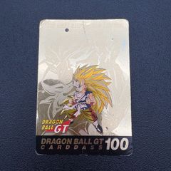 드래곤 볼 GT 카드 다스 No.100 슈퍼 사이어 인 키라 상처 얼룩 있음 [중고]