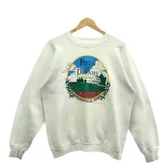 【中古】90s FRUIT OF THE LOOM FIELD OF DREAMS スウェット サイズXL ホワイト 汚れあり[91]のサムネイル