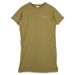 チャンピオン Champion ワンピース 半袖 Tシャツワンピース レディース ONEPIECE DRESS CW-S304、カーキ(760)のサムネイル