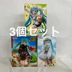 未開封 初音ミク Fashionフィギュア 初音ミク アウトドア カントリー ユニフォーム フィギュア 3個セット SF6252 c107