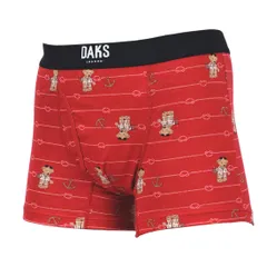 ダックス DAKS ボクサーパンツ 前開き ボクサーブリーフ インナー アンダーウェア パンツ M-L メンズ 男性、レッドのサムネイル