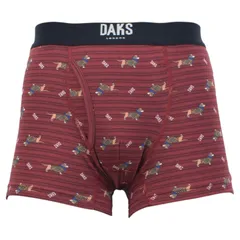 ダックス DAKS ボクサーパンツ 下着 インナー アンダーウェア メンズ 前閉じ M-L メンズ下着 男性 0205-63、ワインのサムネイル