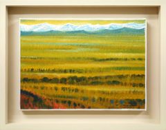 箱根 寿保「鳩車とペルシャ壺」油絵・F6号 全道展会員 道立函館美術館