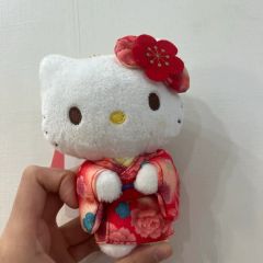 激レアご地キティ山形限定 花笠ぬいぐるみハローキティさくらんぽ