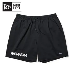 [新品] NEW ERA / ニューエラ  ニット ショートパンツ Wordmark Logo ブラック｜アウトドアのサムネイル