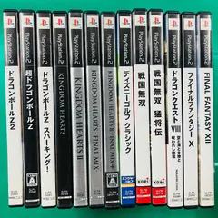 【ジャンク品 25枚 Mセット】PS2 まとめ売り ドラゴンボールZ キングダムハーツ ディズニーゴルフ クラシック 戦国無双 ドラゴンクエストVIII ファイナルファンタジーX  グランツーリスモ 龍が如く みんなのGOLF など プレイステーション2