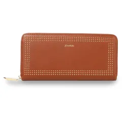 ジュエティ jouetie 財布 長財布 レディース ラウンドファスナー MICRO STUDS ROUND ZIP LONG WALLET JUT-80840W、キャメル(59)のサムネイル