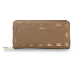 ジュエティ jouetie 財布 長財布 レディース ラウンドファスナー MICRO STUDS ROUND ZIP LONG WALLET JUT-80840W、オーク(58)のサムネイル