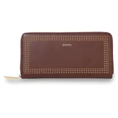 ジュエティ jouetie 財布 長財布 レディース ラウンドファスナー MICRO STUDS ROUND ZIP LONG WALLET JUT-80840W、ブラウン(51)のサムネイル