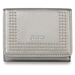 ジュエティ jouetie 財布 三つ折り レディース MICRO STUDS MINI WALLET JUT-80850W、シルバー(92)のサムネイル