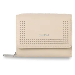 ジュエティ jouetie 財布 三つ折り レディース ラウンドファスナー MICRO STUDS MIDDLE WALLET JUT-80860W、アイボリー(03)のサムネイル