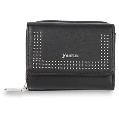 ジュエティ jouetie 財布 三つ折り レディース ラウンドファスナー MICRO STUDS MIDDLE WALLET JUT-80860W、ブラック(76)のサムネイル