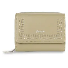 ジュエティ jouetie 財布 三つ折り レディース ラウンドファスナー MICRO STUDS MIDDLE WALLET JUT-80860W、オリーブ(39)のサムネイル