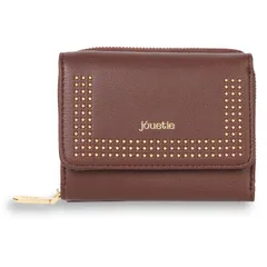 ジュエティ jouetie 財布 三つ折り レディース ラウンドファスナー MICRO STUDS MIDDLE WALLET JUT-80860W、ブラウン(51)のサムネイル