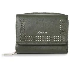 ジュエティ jouetie 財布 三つ折り レディース ラウンドファスナー MICRO STUDS MIDDLE WALLET JUT-80860W、D.グリーンのサムネイル