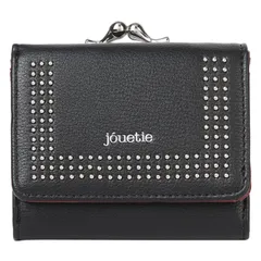 ジュエティ jouetie 財布 三つ折り レディース がま口 MICRO STUDS MINI WALLET JUT-80870W、ブラック(76)のサムネイル