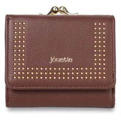 ジュエティ jouetie 財布 三つ折り レディース がま口 MICRO STUDS MINI WALLET JUT-80870W、ブラウン(51)のサムネイル