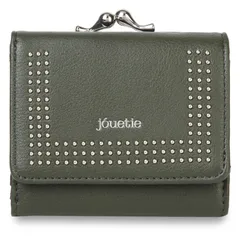 ジュエティ jouetie 財布 三つ折り レディース がま口 MICRO STUDS MINI WALLET JUT-80870W、D.グリーンのサムネイル