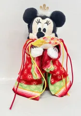 DISNEY store ぬいぐるみキーチェーン ミニー お雛様風