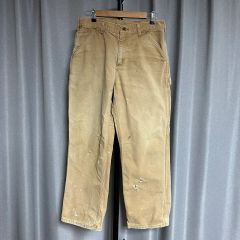 RRL ダメージワークパンツ シンチバック ブラウン - メルカリ