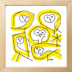 かわぐちゆうこ 額装 宇宙描吾子 - メルカリ