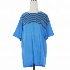 ゴールデングース GOLDEN GOOSE フラッグプリントＴシャツ カットソー 半袖 M ブルー 青 Ｇ26Ｄ028.A3のサムネイル