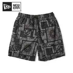 [新品] NEW ERA / ニューエラ  イージー ショートパンツ Oriental Paisley ブラックのサムネイル