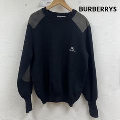 バーバリーズ】90s バーバリーズ ニット セーター XL エルボーパッチ