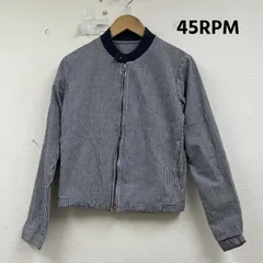 フォーティーファイブアールピーエム ギンガムチェック ジップジャケット ブルゾン トリコロールジップ レディース 1 ISItems【USED】【古着】【中古】50160725のサムネイル