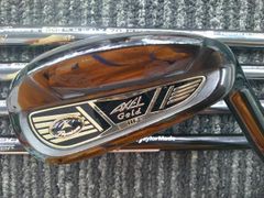 中古 アイアンセット ツルヤ アクセル GOLD PREMIUM III/GOLD PREMIUM