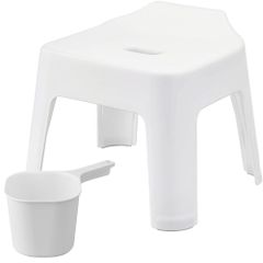 未開封】 無印良品 木製リラックスチェア用オットマン 綿シャンブレー