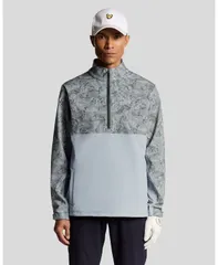 ライルアンドスコット メンズ アウター ジャケット・ブルゾン ハーフジップリント Lyle Scott Mens Golf Printed Half Zip Windjammer Jacketrueのサムネイル