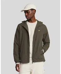ライルアンドスコット メンズ アウター ジャケット・ブルゾン フルジップ フーデッドジャケット Lyle Scott Mens Zip Throughooded Jacket Olive オリーブのサムネイル