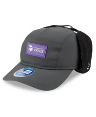 ニューエラ メンズ アクセサリー 帽子 New Era Mens Charcoal Minnesota Vikings 2025 Sideline Cold Weatherunner Dog Earのサムネイル