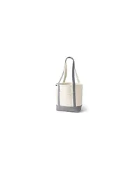 ランズエンド レディース バッグ Lands End Medium 5 Pocket Open Top Long Handle Canvas Tote Bag Naturalsilver graphiのサムネイル