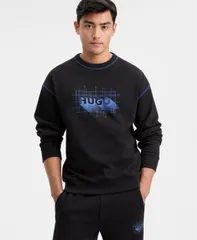 ヒューゴボス メンズ アウター パーカー・スウェット シャツ ロゴ 長袖 グラフィック Hugo Boss Mens Nothalic LongSleeve Logo Graphic Sweatshiのサムネイル