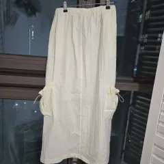 レモン色 ロング スカートのサムネイル