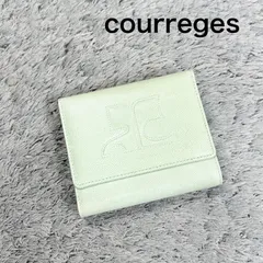 courreges クレージュ 三つ折り財布 がま口 レザーのサムネイル