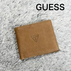 GUESS ゲス 二つ折り財布 スエード ブラウンのサムネイル
