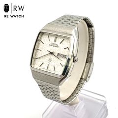 SEIKO キングクォーツ 5856-5000 梨地文字盤 70年代 スクエア - メルカリ