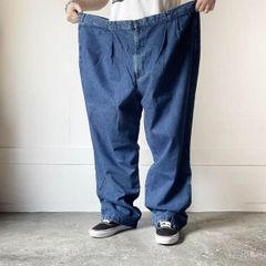 90s USA製 DOCKERS ブラックデニム 2タック スラックス - メルカリ