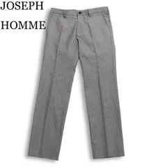 JOSEPH HOMME ジョセフ オム 通年★ 千鳥格子 ストレッチ スリム ストレート スラックス パンツ Sz.46 メンズのサムネイル