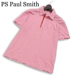 PS Paul Smith ポールスミス 春夏★ 半袖 鹿の子 刺繍 ポロシャツ Sz.M メンズのサムネイル