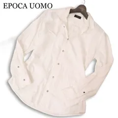 EPOCA UOMO エポカ ウォモ 通年★ 長袖 スリム シャツ Sz.48 メンズ 白のサムネイル
