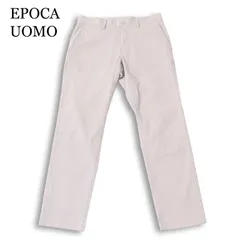 EPOCA UOMO エポカ ウォモ 春夏★ ストレッチ スリム スラックス パンツ Sz.46 メンズ グレーのサムネイル