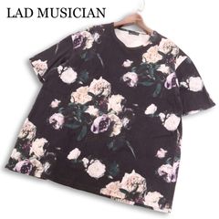 LAD MUSICIAN 花柄ビッグTシャツ 44 日本製 古着 a2 - メルカリ